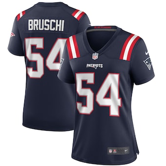 womens nike tedy bruschi navy new england patriots game reti